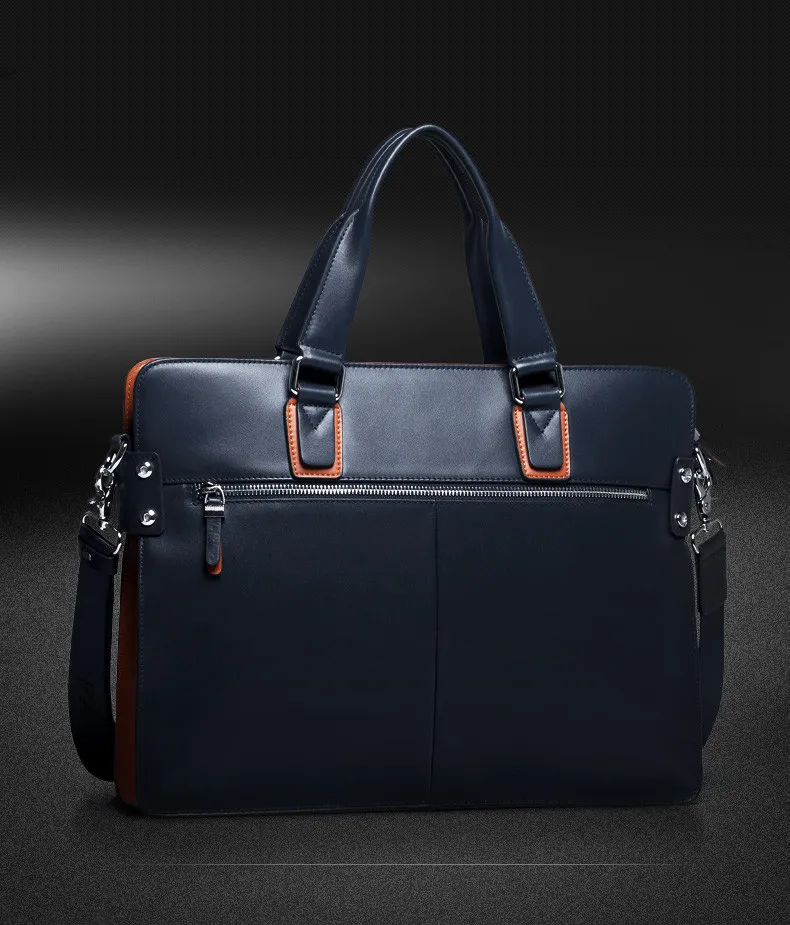 Padieoe Новая модная сумка из натуральной кожи, деловые мужские сумки-мессенджеры, роскошные Брендовые мужские портфели, новые дизайнерские мужские сумки для ноутбука