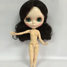 Совместное тела телесного цвета Блит кукла черные волосы BBL
