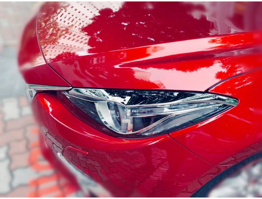 Яркие передние фары лампы век бровей полосы крышка комплект отделка Аксессуары для Mazda 3 AXELA хэтчбек седан