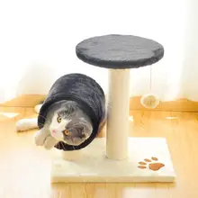 Сизаль-кошка царапины доска кошачий помет для прыжков кошек столовые принадлежности игрушка шлифовальные когти захват один маленький кот альпинистская рама