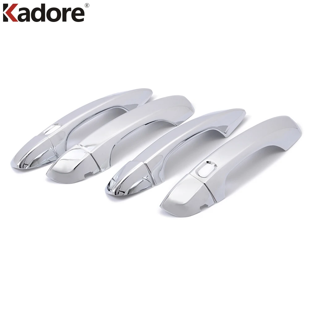 

For Volkswagen Tiguan 2017 2018 2019 ABS Chrome Door Handle Catch Cover Trims Decal Frame Car Exterior Accessories