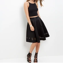 Элегантные корейские весенние юбки для женщин в стиле Хепберн, винтажная юбка-пачка с высокой талией, хлопковая качественная юбка-пачка