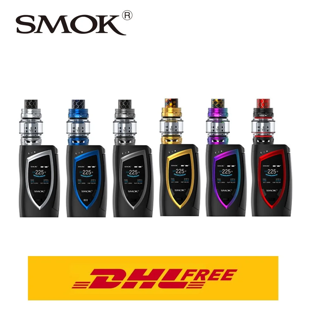 

New SMOK Devilkin 225W TC Kit with 8ml/ 2ml TFV12 Prince Tank Support VW/TC/MEMORY Modes Vs Proton Plex Kit