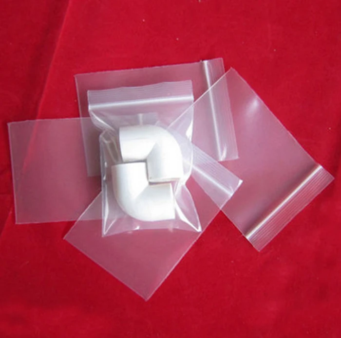5000 шт. 6*8 см белой кости ПЭ Прозрачный Ziplock Пластиковые пакеты прозрачный