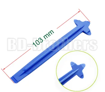 Online Blue Cruciform Plastic Pry Tool, Cross Prying Tools Crowbar Opening Tools Open Shell Repair Tool For Cell Phone 5000pcs/lot