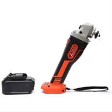 21 в беспроводной бесщеточный шлифовальный станок с 3.0Ah перезаряжаемая литий-ионная батарея 100 мм Угловая шлифовальная машина комплект