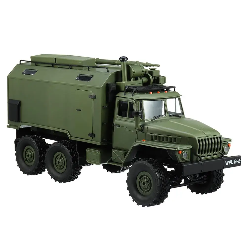 RTR Version WPL B36 Урал 1/16 2,4G 6WD RC грузовик военный автомобиль Рок Гусеничный автомобиль RTR игрушка авто армейские грузовики мальчик уличные игрушки VS WPL 24 C34 - Цвет: RTR Version
