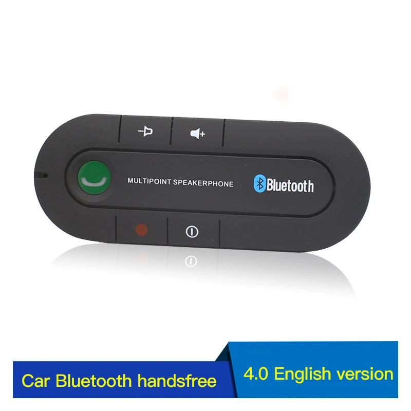 Bluetooth приемник, гарнитура, автомобильный комплект, громкая связь, стерео MP3 музыкальный плеер, солнцезащитный козырек, зажим, беспроводной Bluetooth, многоточечный наушник