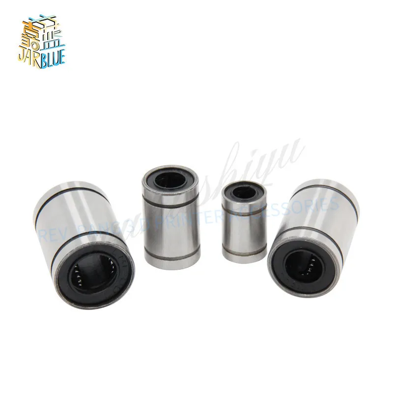 1 шт. LM6UU LM8UU LM10UU LM12UU LM20UU линейные шарикоподшипники 6 мм 8 10 12 20 часть Втулка сталь