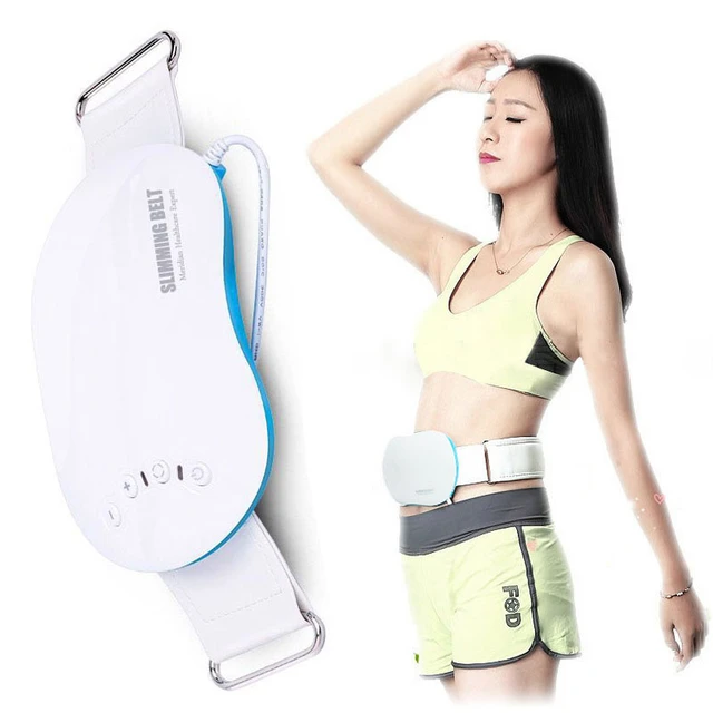 Electric Slimming Body Massage Belt Vibrating women waist Back slim tool Fat Burning Belt Weight Loss - AliExpress