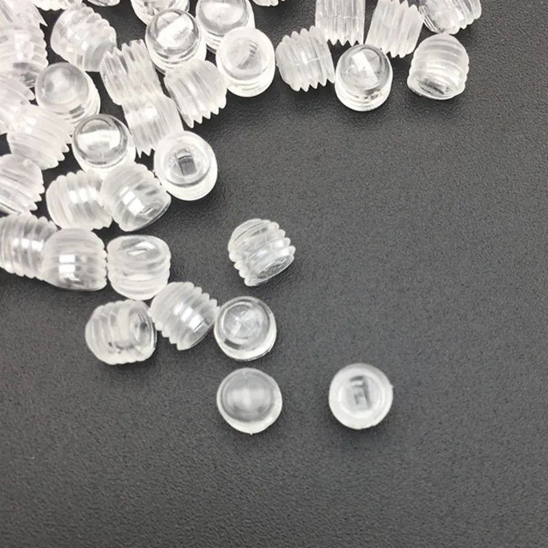 

50Pcs M3 M4 M5 M6 plastic grub set screw bolt transparent clear Set Screw Grub Screw Slotted screw