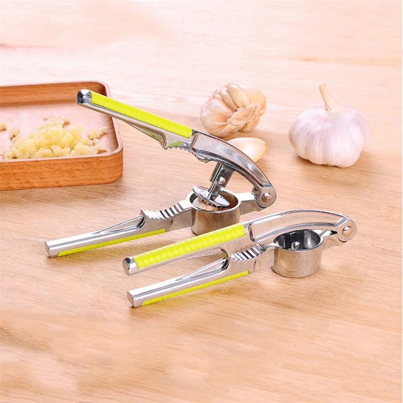 

Garlic Press Hand Presser Crusher Ginger Squeezer Slicer Masher Kitchen Tool