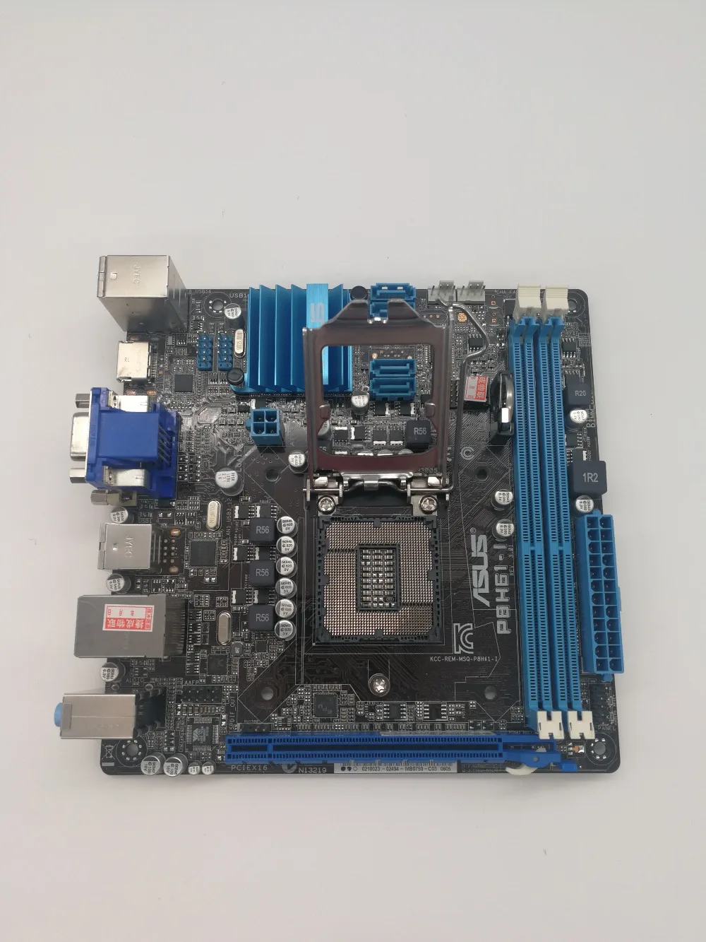 

Used,P8H61-I Desktop Motherboard For Intel H61 Socket LGA 1155 For i3 i5 i7 DDR3 16G USB3.0 Mini- ITX