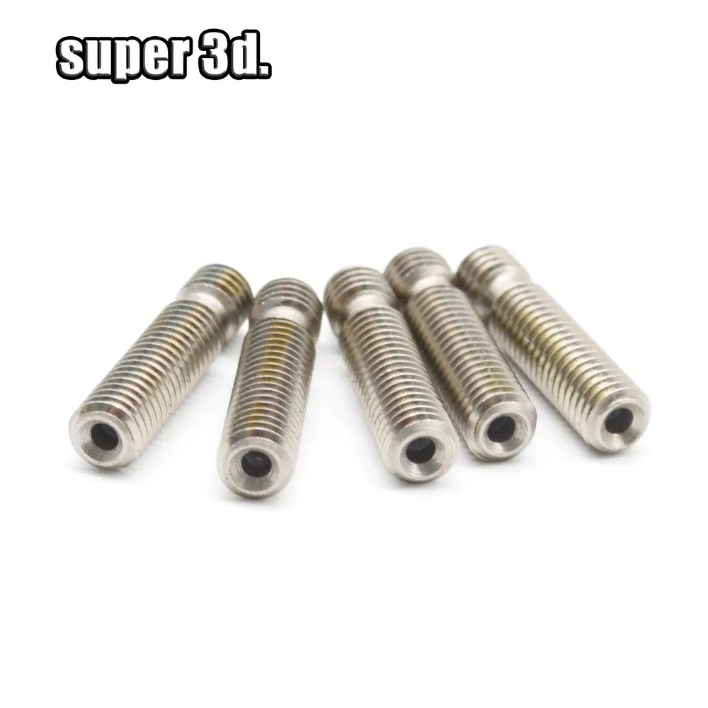 M6 x 26//30//40mm Improved With Teflon PTFE Nozzle Throat for 1.75mm MK8 Extruder