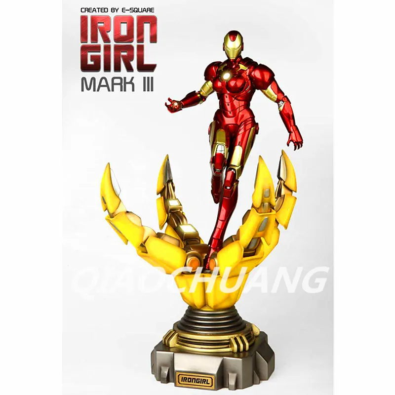 

Statue Avengers 1:6 Female Version Of Iron Man Bust IRON GIRL Ironheart Built-in 5000mAh POWER BANK LED Light Limited Edition