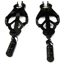 Black Metal Nipples Clamps Breast Clips Bondage Slave Flirting Toys In Adult Games For Couples,Sex Toys For Women And Men – HW2