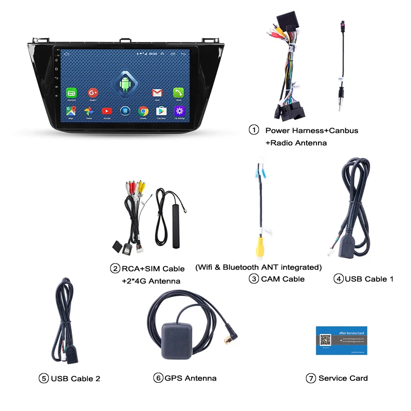 Flash Deal 4G Lte All Netcom 10.1 inch android 8.0 full touch for tiguan L 2017-2018 car dvd multimedia gps navigation system 5