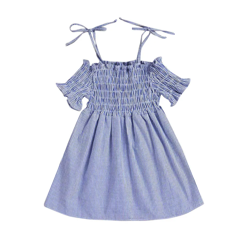 

Baby Girls Dresses Infant New Spring Summer Kids Dress Strap Striped Clothes Sundress Casual kids dresses for girls Dropshipping