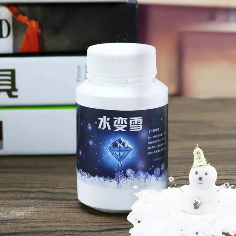 

Snow Powder Artificial Snow Christmas Fake Snow Magic Props Window Layout Simulation Snow Powder Festive Party Supplies