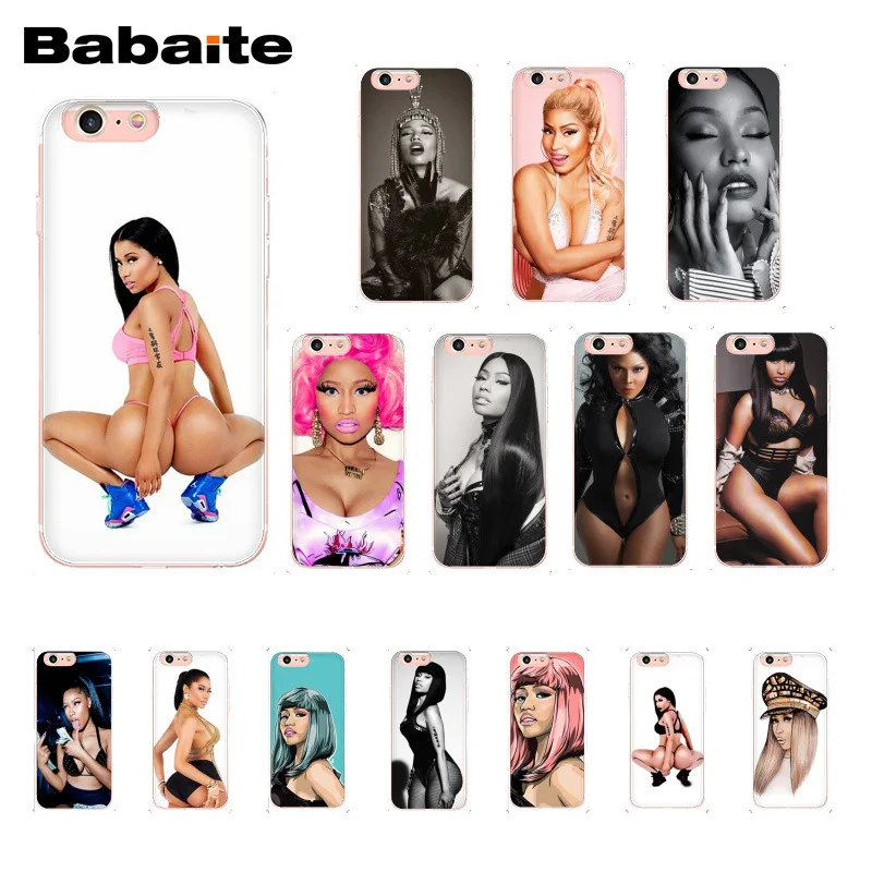 

Babaite Queen Cardi B Nicki Minaj Cover Phone Case for iphone 11 Pro 11Pro Max 5 5Sx 6 7 7plus 8 8Plus X XS MAX XR