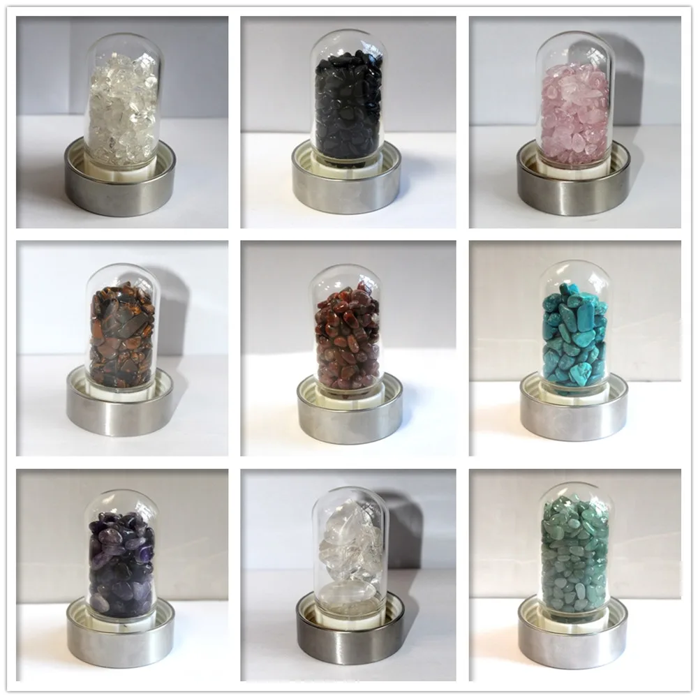 água energia cura gemstone garrafa presente