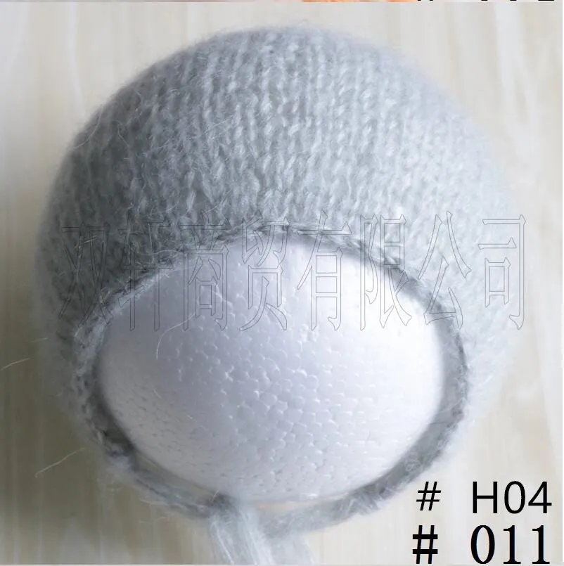 Handcraft Baby hand Knit Mohair Bonnet Photography prop on Baby Shower Gift Newborn Photography Props Baby Photography Props newborn socks for babies Baby Accessories