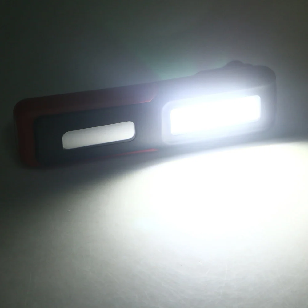 

3W COB LED Work Light With Hook Magnet USB Rechargeable Inspection Lamp Magnetic Camping Tent Flashlight Torch DTT88