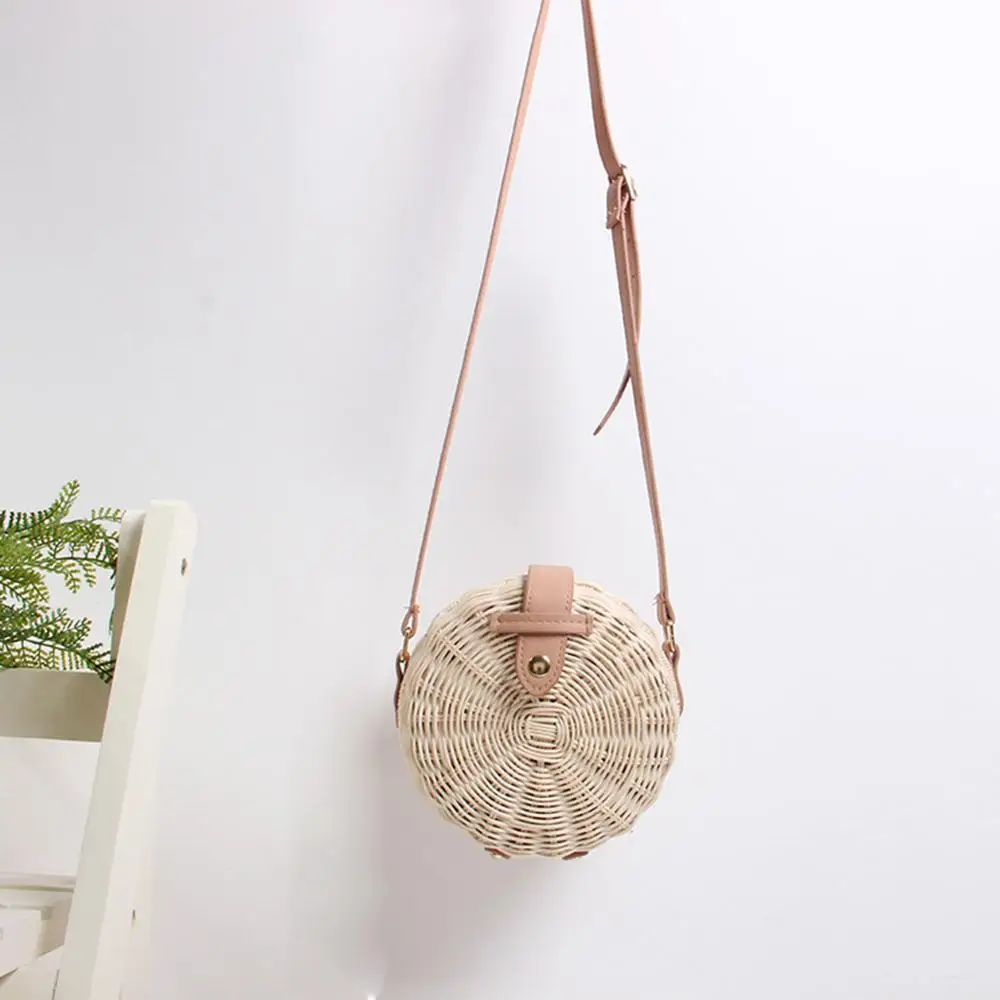 Rattan Mão tecido Moda Casual Saco de