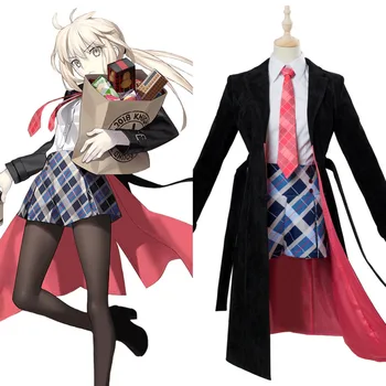 

Fate/Grand Order Altria Pendragon Cosplay Costume Uniform Daily Wear Third Anniversary Girls Women Halloween Carnival Cosplay