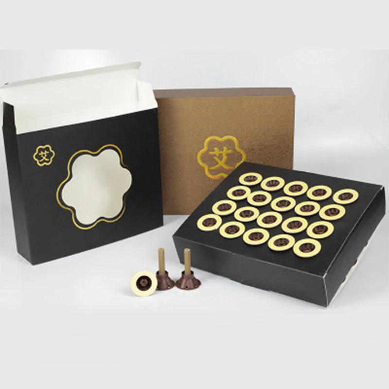 

40pcs/box Moxa candle Moxibustion Stick Mini Moxa for Self-stick Moxa Replacement
