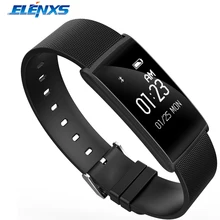 N108 смарт-браслет 0.96 дюймов Bluetooth Smart Браслет Приборы для измерения артериального давления сердечного ритма Мониторы Фитнес IP67 Водонепроницаемый наручные часы