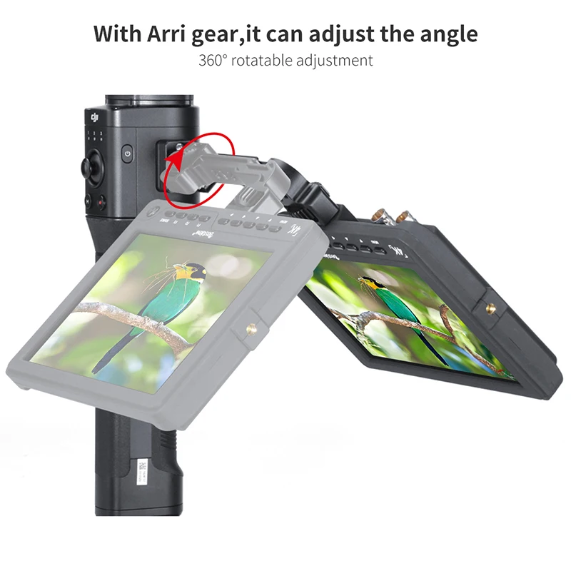 AgimbalGear DH11 все в 1 Dji Ronin SC/S удлинение волшебного рычага для монитора светодиодный видео свет карданный адаптер с Arri Холодный башмак