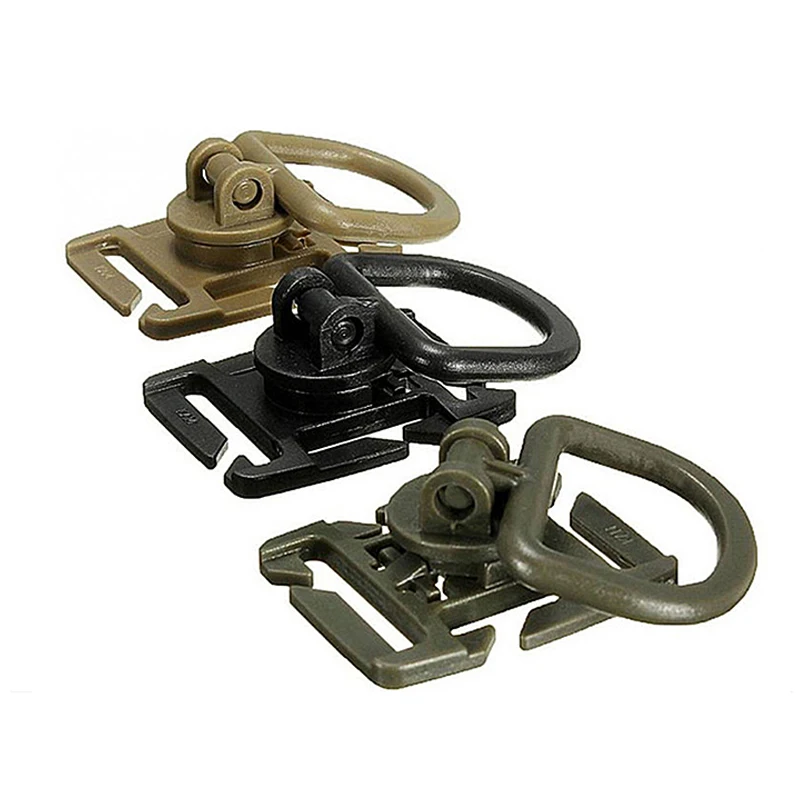 

5Pcs Climbing Accessories descendants D-ring Carabiner Clips Buckle Backpack Locking Tool Clip Buckle Rotatable Bag Accessory