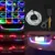 Новый Авто багажника Включение световой сигнал бар rgb Светодиодные ленты магистрали полосы света многоцветный торможения Лампа dxy88