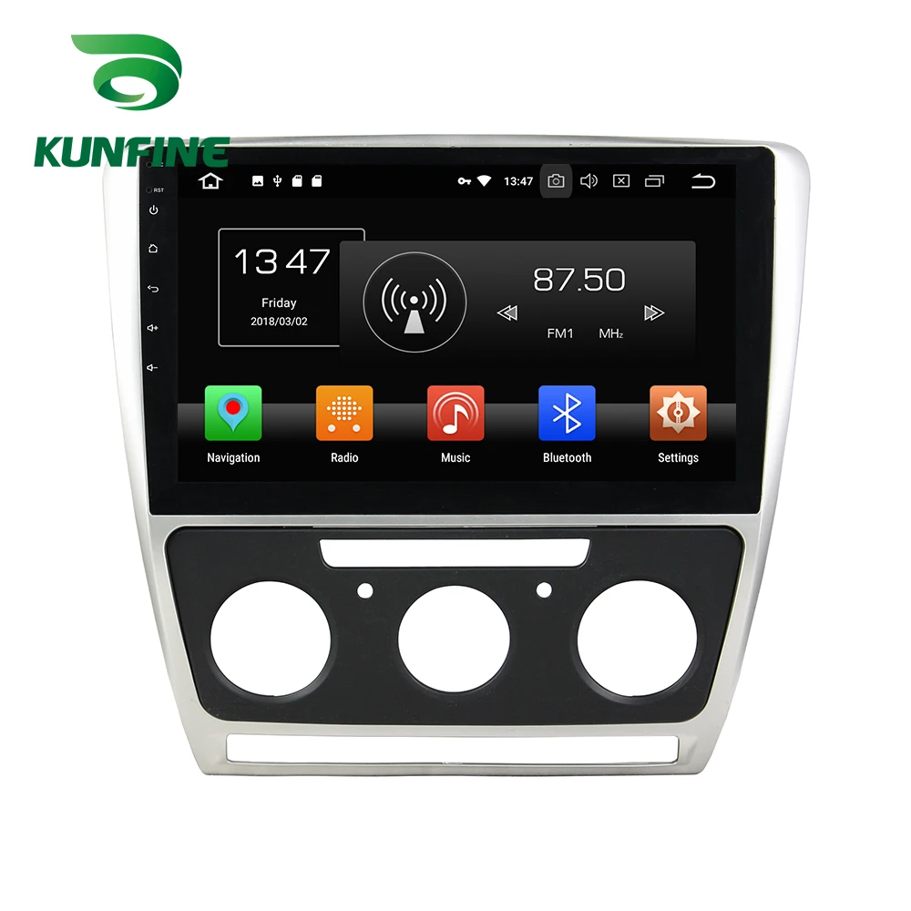 

Octa Core 4GB RAM Android 8.0 Car DVD GPS Navigation Multimedia Player Car Stereo Deckless for SKODA Octavia MT 2010-2014 Radio