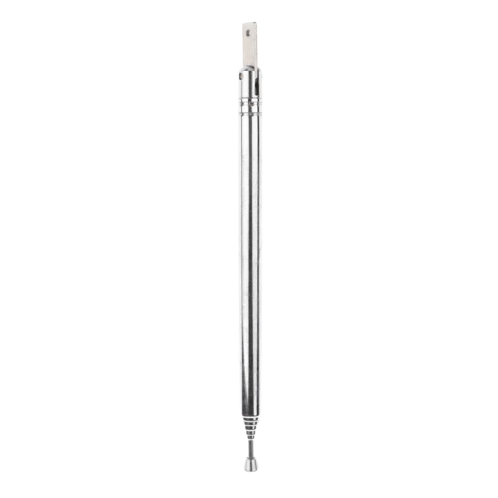 Extendable Telescopic Radio Antenna 55cm 22'' Stainless Steel Replacement Radio Antenna 180° insert 7 Section Extendable antenna
