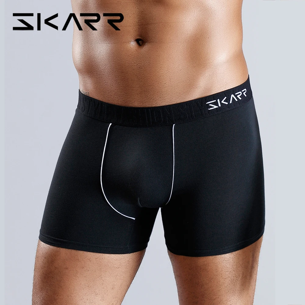 

SKARR Brand Natural Cotton Man Underwear Men Boxer Men Underwear Boxer Shorts Comfortable Calvin Underpants Panties Boxershort