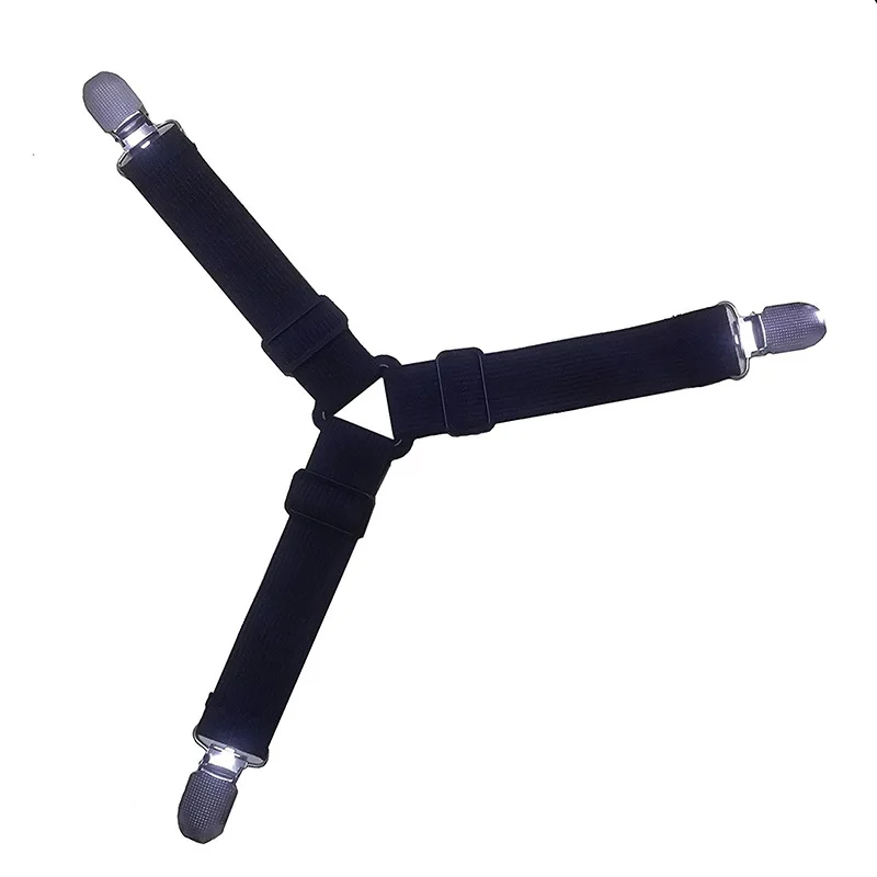 

1pc Adjustable Bed Sheet Clips Cover Grippers Holder Mattress Duvet Blanket Fastener Straps Fixing Slip-Resistant Belt