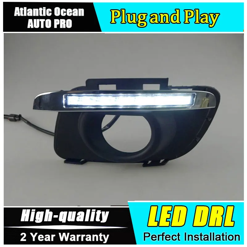 

JGRT car styling For Mazda 6 LED DRL For Mazda 6 led fog lamps daytime running light High brightness guide LED DRL B style