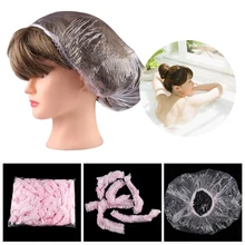 100 шт одноразовая шляпа отель один-ВЫКЛ эластичный колпачок для душа волос салон ванная комната Продукты одноразовые шапки для волос для бровей татуировки