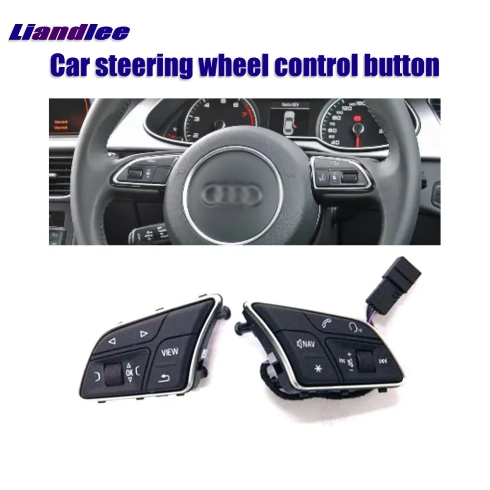 

For Audi A4 5th (B9/8W) 2016~2018 Multifunctional Car Steering Wheel Cruise Control Button Audio Switch