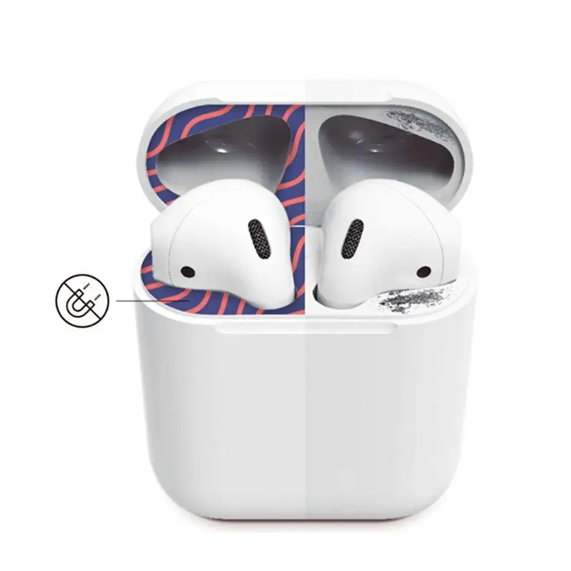 

Protective Wrap Sticker Skin Self-Adhesive Film Scratch Resistant Ultra-Thin for Apple Airpods Earphone Charging Case