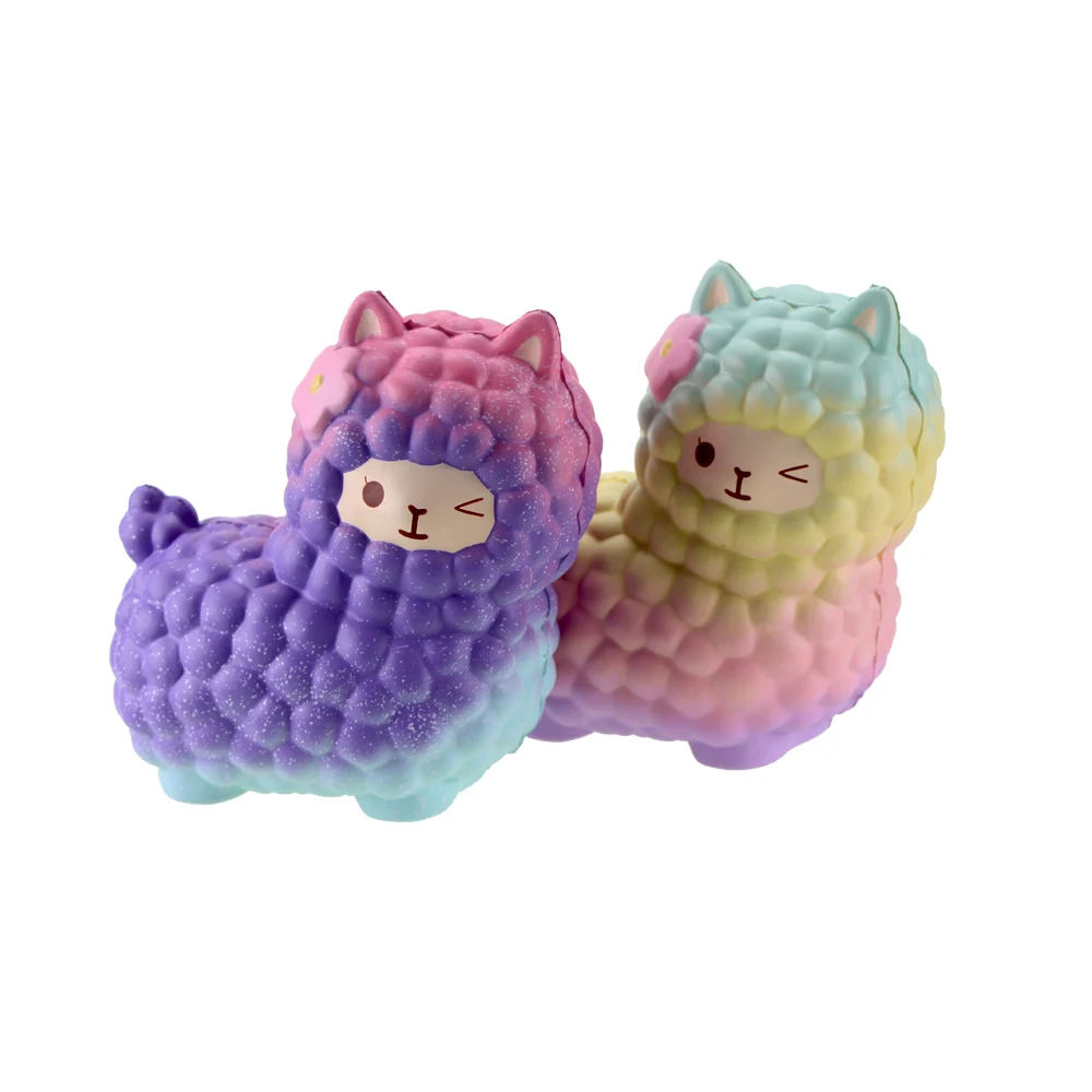 Pirat Flyselskaber Takt Jumbo Squishy Vlampo Alpaca Squishies Kawaii Squishy Slow Rising Licensed  19CM Animals Galaxy Rainbow Stress Toy Kids Gift Child _ - AliExpress Mobile