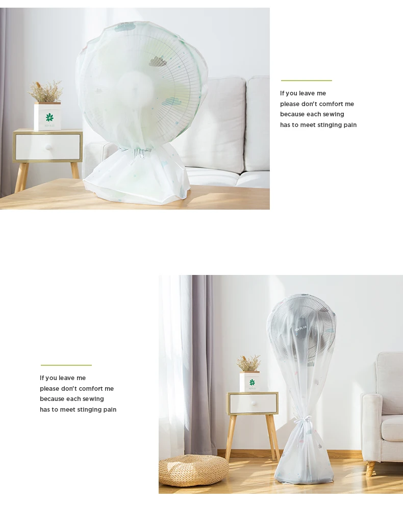 Dust-proof Cover Full Cover Of Stand Fan Cover Full-package Electric Fan Dust Shield Merchandising Household Merchandises Korean_11