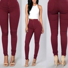 WENYUJH весна лето базовые узкие брюки женские обтягивающие брюки деним джинсы узкие брюки с высокой талией эластичные брюки Pantalone
