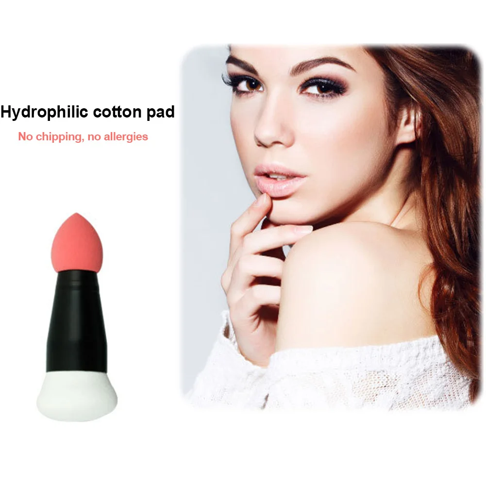 Кисть для макияжа с двойной головкой, портативная основа, тени для век, косметические инструменты для макияжа для женщин- MS