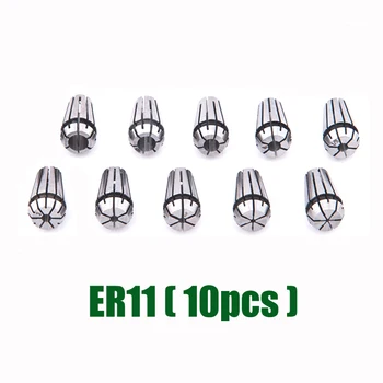 

10pcs/lot ER11 Spring Collet Clamping Range from 3mm to 7 mm Suitable for ER Collet Chuck Holder