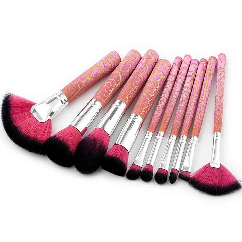 

BBL 10pcs Contrast Color Makeup Brushes Set Base Foundation Powder Eyeshadow Advanced Beauty Pro Cosmetic Tools Pincel Maquiagem
