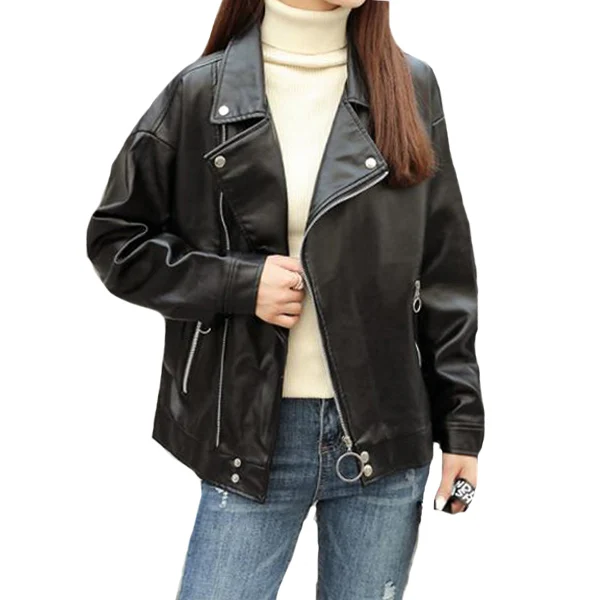 Buy Korean Fashion Boyfriend Style Leather Jackets New