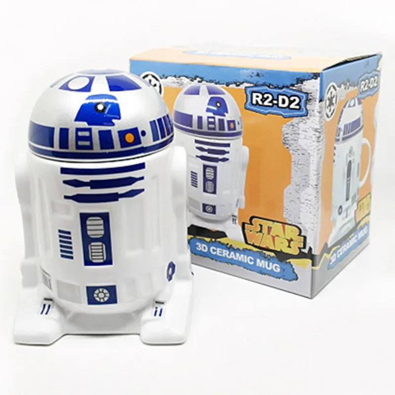 OUSSIRRO, креативная, Звездные войны, 3D, R2-D2, робот, мультфильм, керамическая кружка, кофейная чашка, фарфоровая, чайная чашка, стакан для детей, подарки для друзей